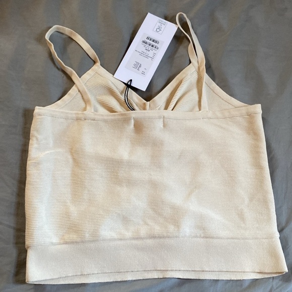 MOUSSY MY MIDDLE SHEARING SHORT CAMI OFF WHITE SIZE LARGE - Picture 9 of 10